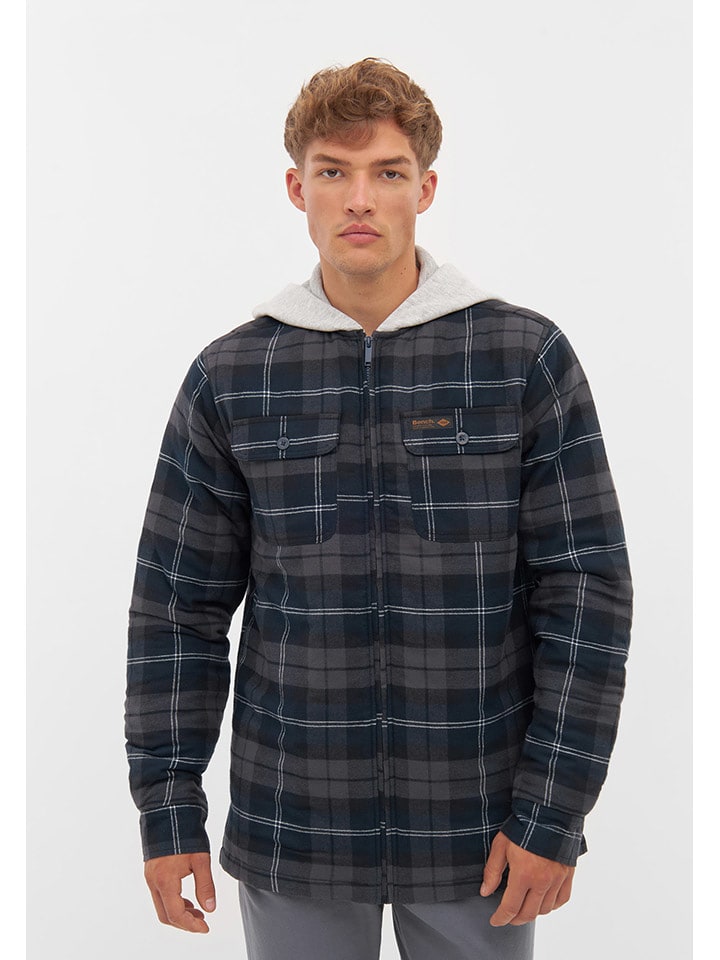 Bench Kurtka koszulowa "Sinclair" w kolorze szaro-granatowym rozmiar: 54