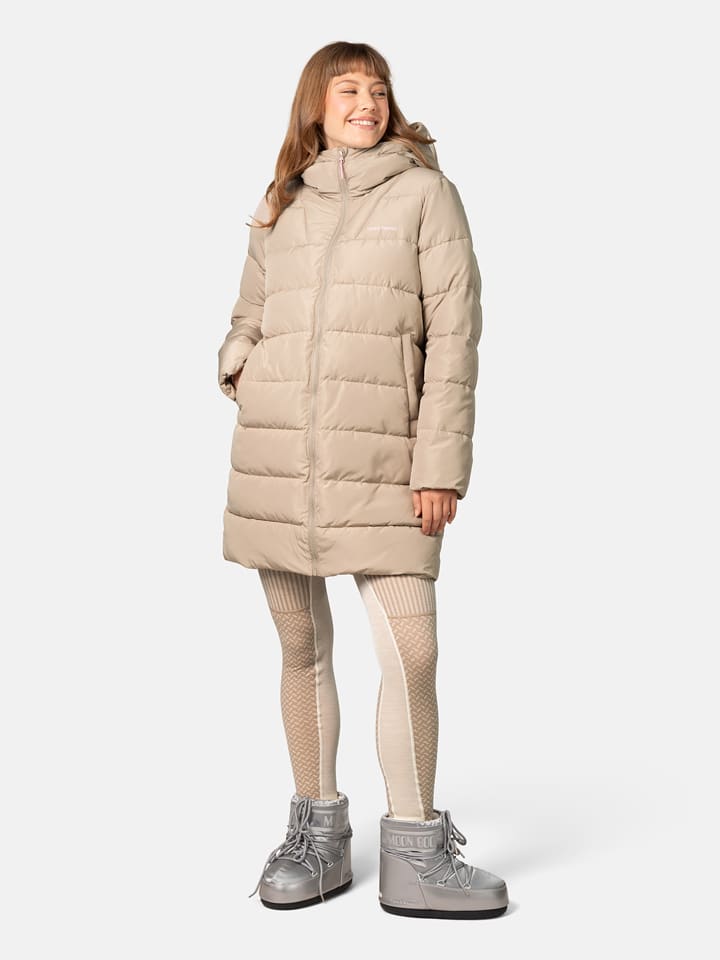 KARI TRAA Płaszcz zimowy "Linn" w kolorze szarobrązowym rozmiar: XL
