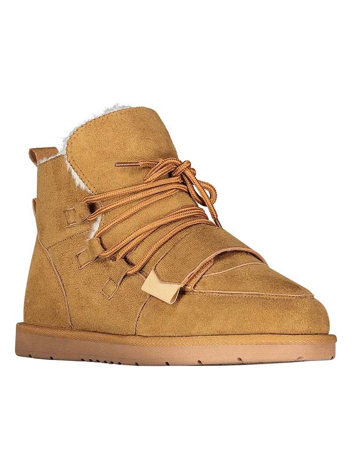 Geographical Norway Botki zimowe "Olasneige" w kolorze jasnobrązowym rozmiar: 41