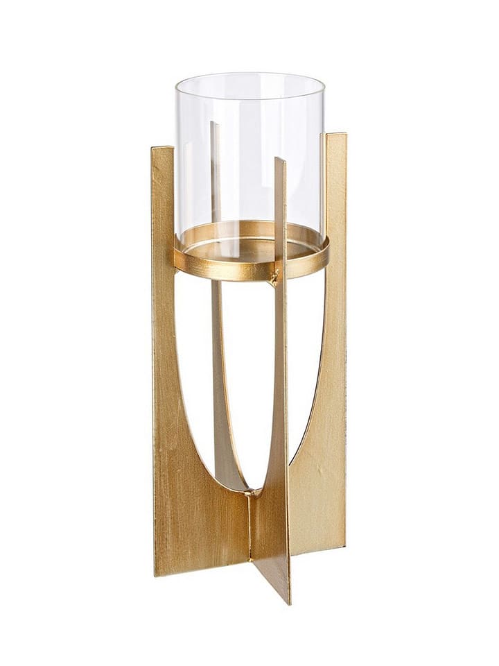 Bizzotto Świecznik w kolorze złotym - wys. 37 x Ø 8,5 cm rozmiar: onesize