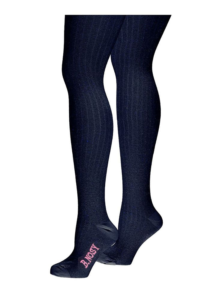 B.Nosy Rajstopy "Mia" w kolorze granatowym rozmiar: 134/140