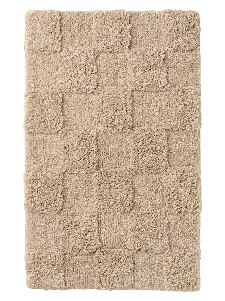 Ellos Home Dywanik łazienkowy "Saga" w kolorze beżowym rozmiar: 50x80 cm