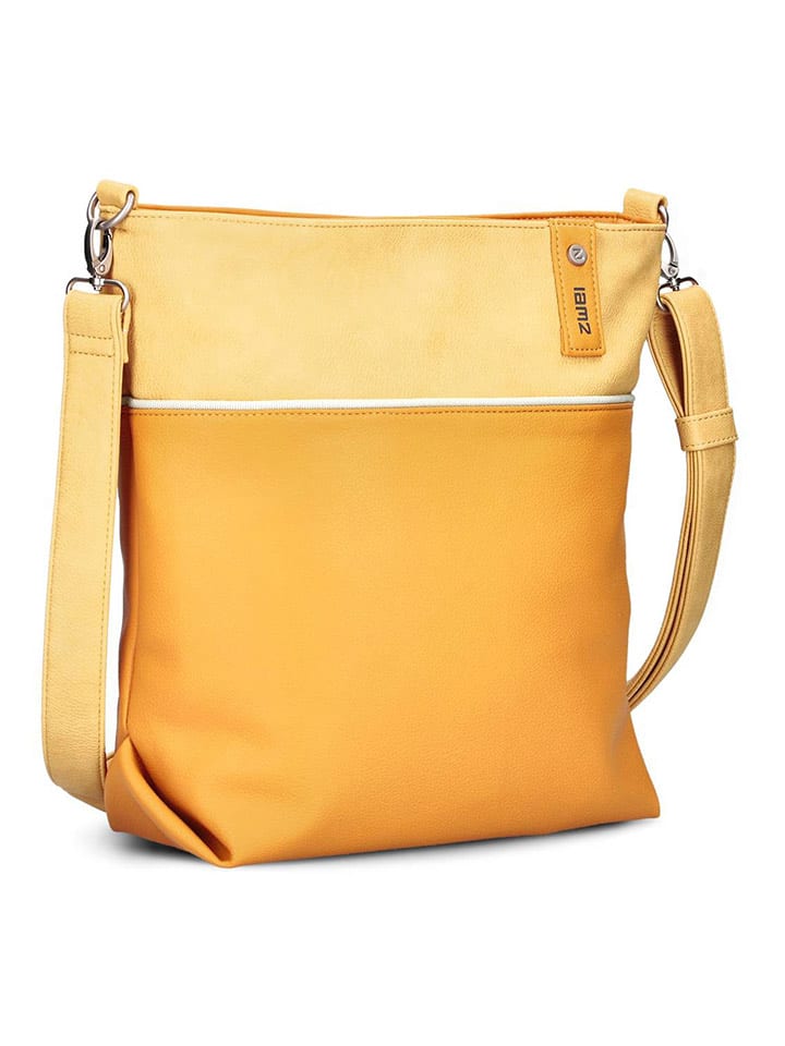 Zwei Torebka "Jana J12" w kolorze żółtym - 33 x 32 x 13 cm rozmiar: onesize