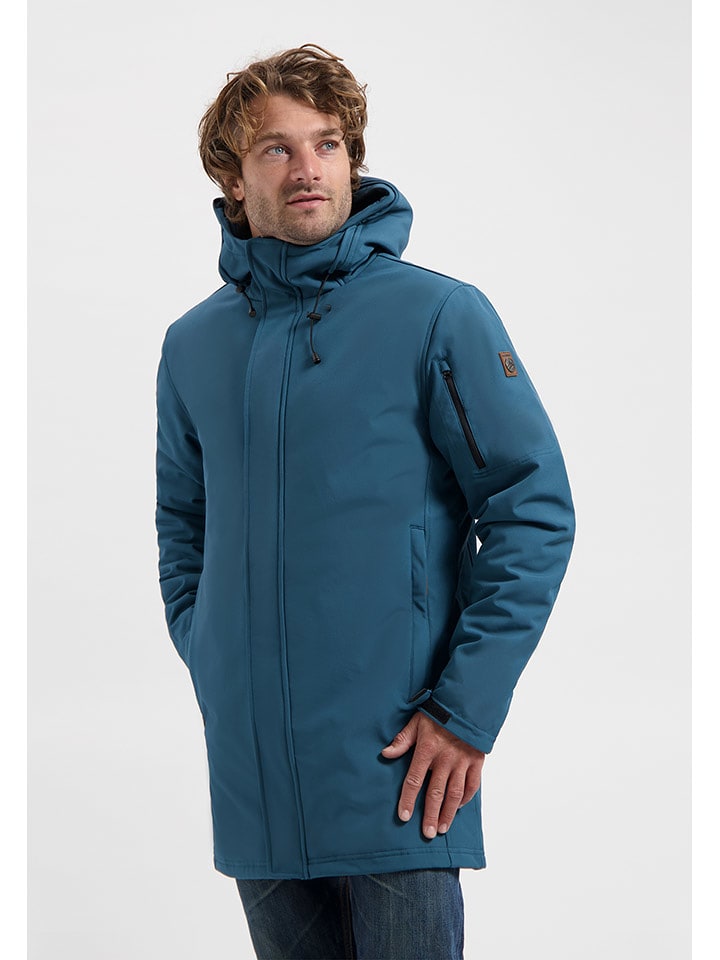 TRAVELIN' Kurtka przejściowa "Ribe" w kolorze turkusowym rozmiar: XL