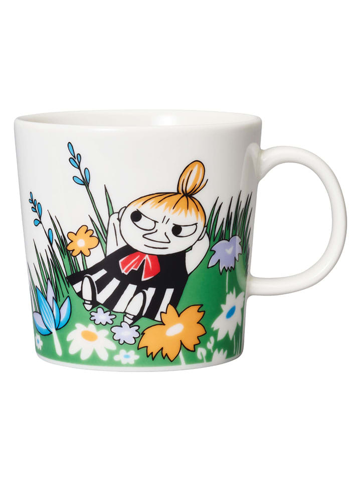 Moomin Kubek "Little My" w kolorze biało-zielonym - 300 ml rozmiar: onesize