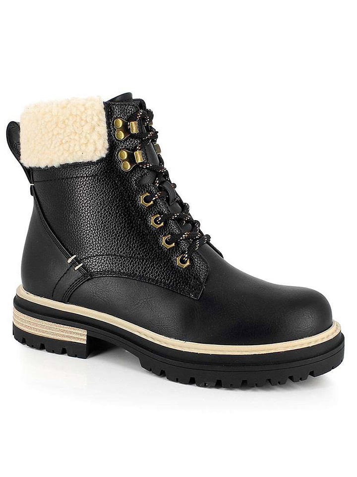 Kimberfeel Botki zimowe "Tatiana" w kolorze czarnym rozmiar: 41