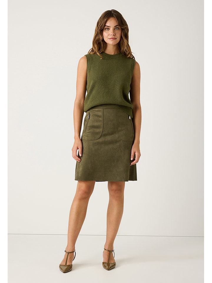 More & More Spódnica w kolorze khaki rozmiar: 44