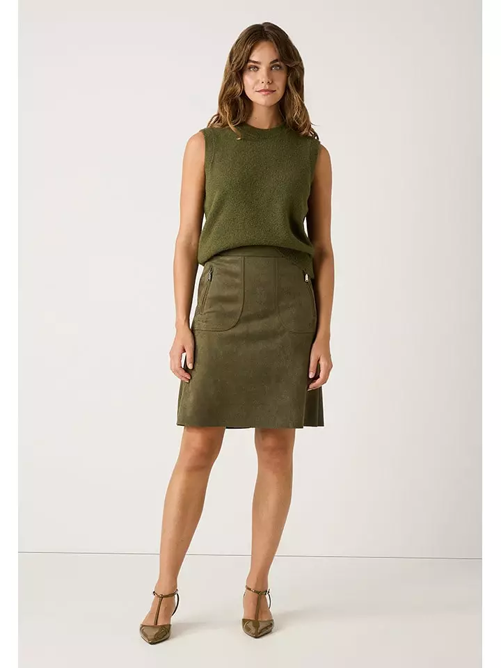 More & More Spódnica w kolorze khaki rozmiar: 44