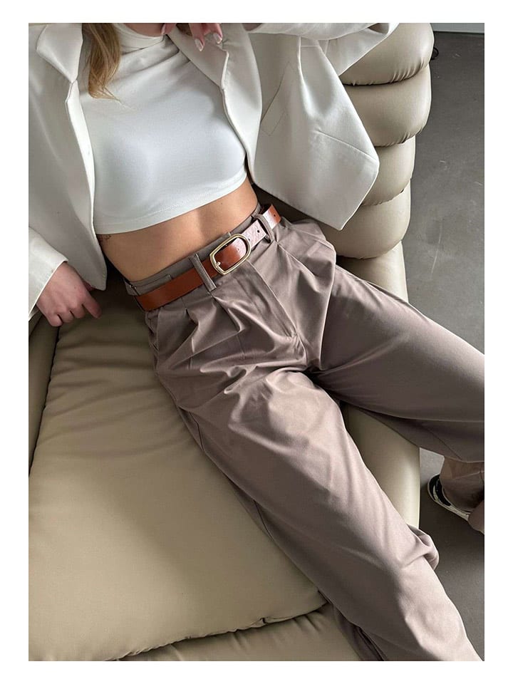 Lucky Bees Pasek w kolorze jasnobrązowym - dł. 100 cm rozmiar: onesize