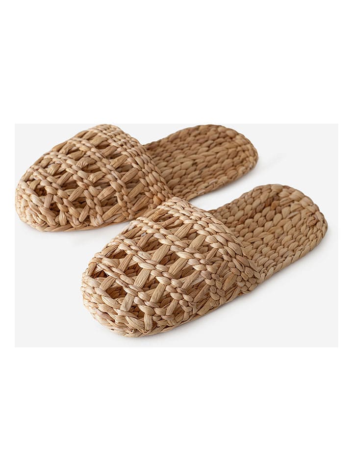 Really Nice Things Kapcie w kolorze jasnobrązowym rozmiar: 40/41