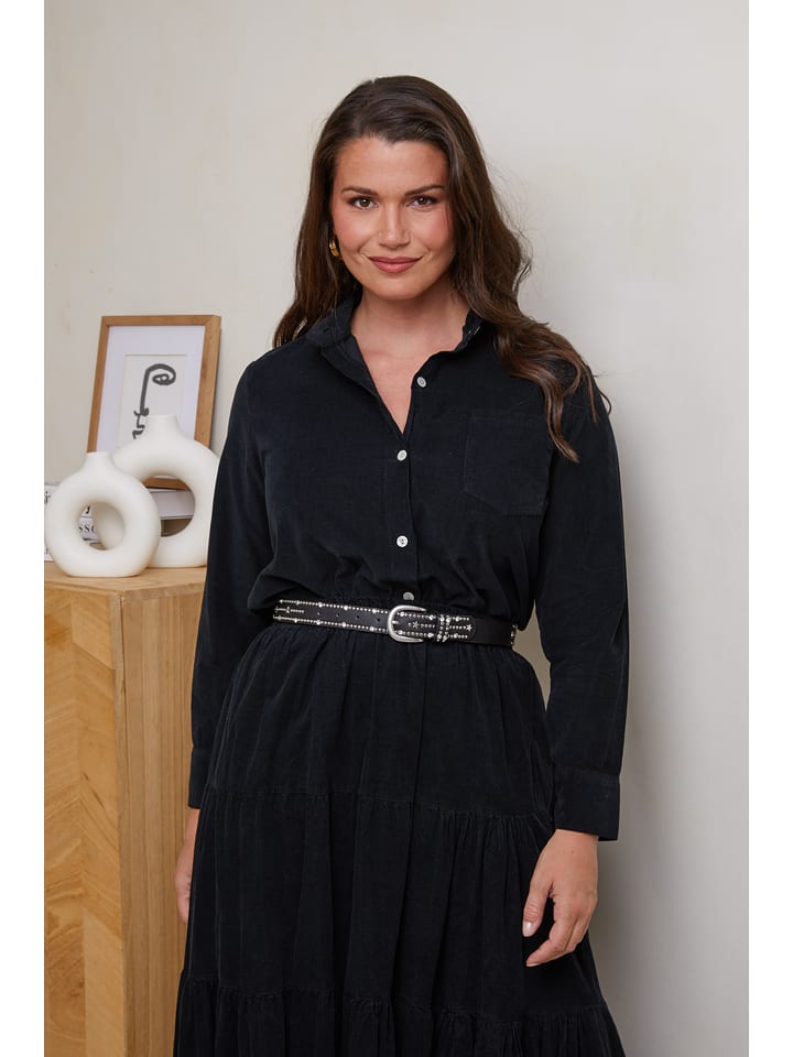 Curvy Lady Tunika w kolorze granatowym rozmiar: 40/42