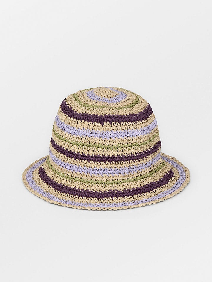 Becksöndergaard Kapelusz w kolorze beżowo-lawendowym rozmiar: XS/S