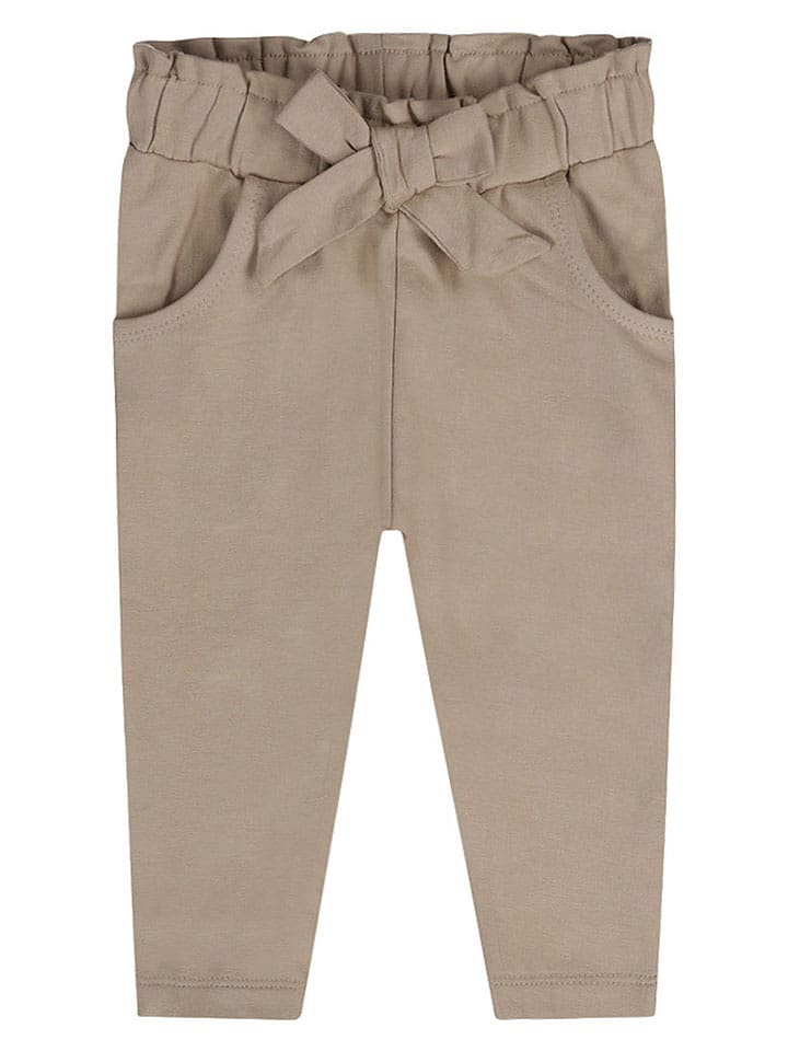 Dirkje Legginsy w kolorze beżowym rozmiar: 68