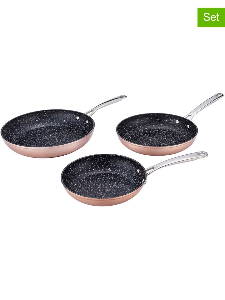 Laguiole Patelnie (3 szt.) ''Cuivré Greblon'' w kolorze złotym rozmiar: onesize