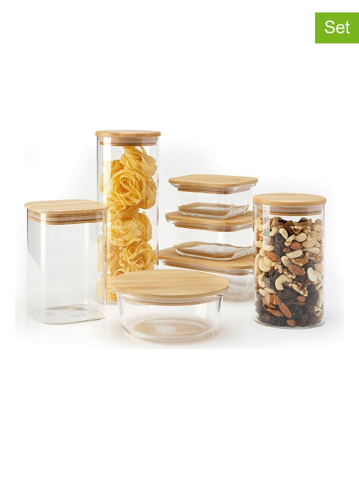 Brandt Pojemniki (7 szt.) w kolorze brązowym rozmiar: onesize