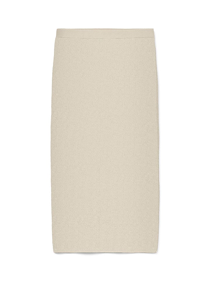 Vero Moda Spódnica dzianinowa w kolorze beżowym rozmiar: M