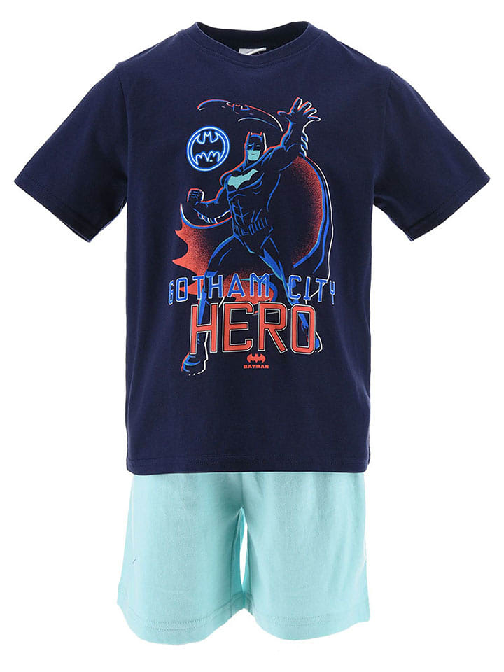 Batman Piżama "Batman" w kolorze granatowo-błękitnym rozmiar: 104