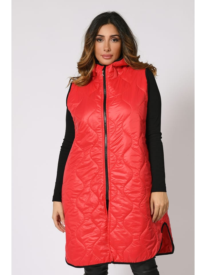 Plus Size Company Kamizelka "Horna" w kolorze czerwonym rozmiar: 50/52