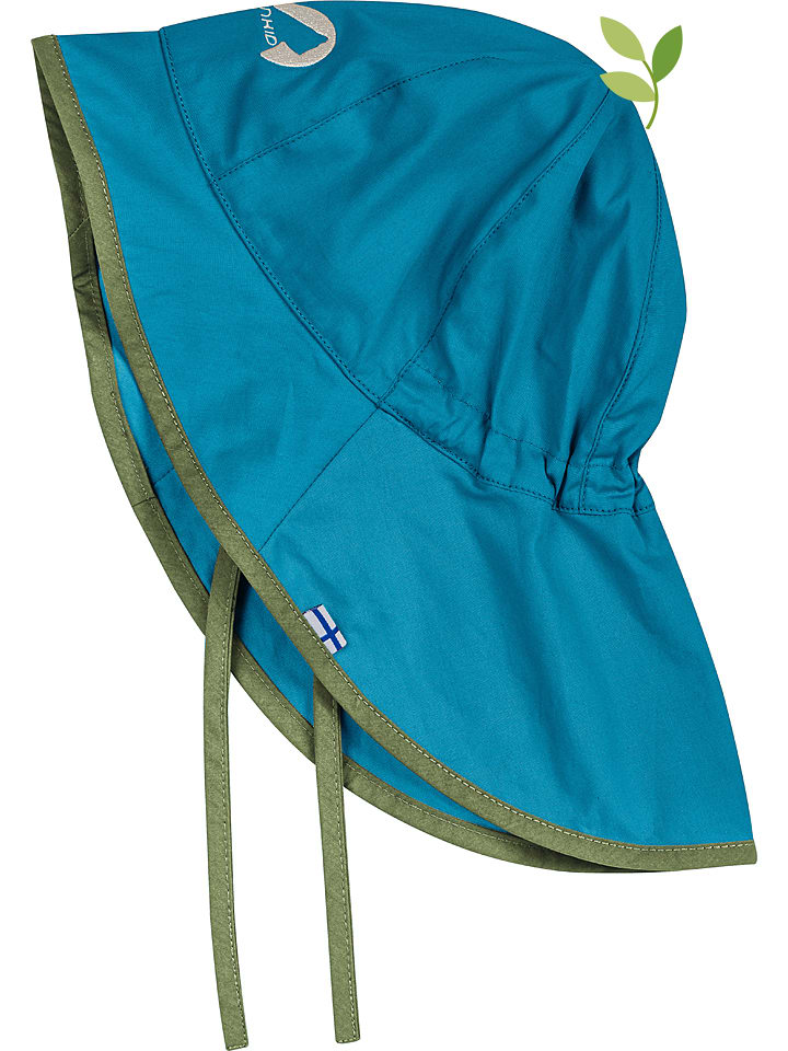 finkid Kapelusz przeciwsłoneczny "Aurinko" w kolorze niebieskim rozmiar: 44-46 cm