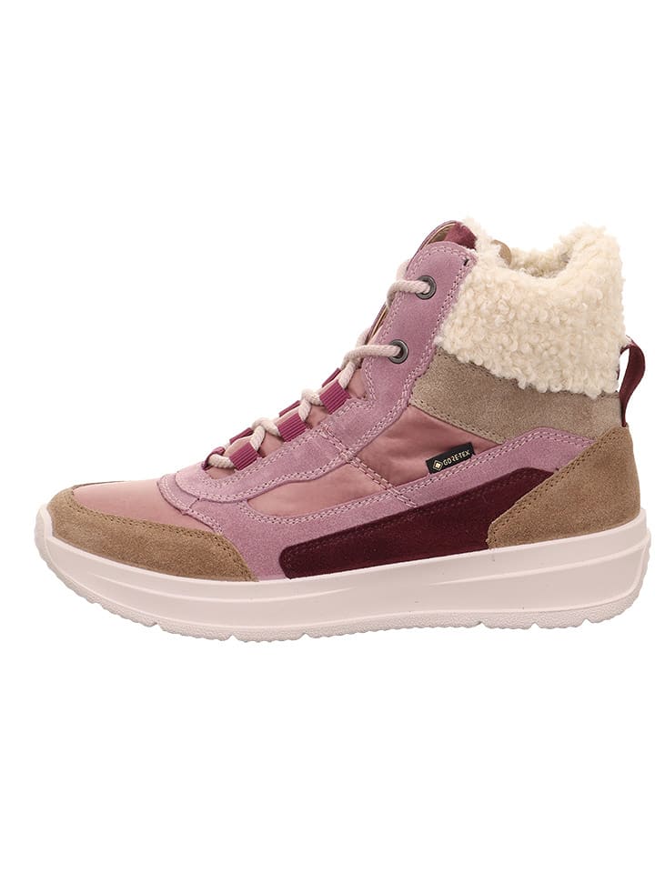 Legero Skórzane botki zimowe "Sprinter" w kolorze jasnoróżowym rozmiar: 40