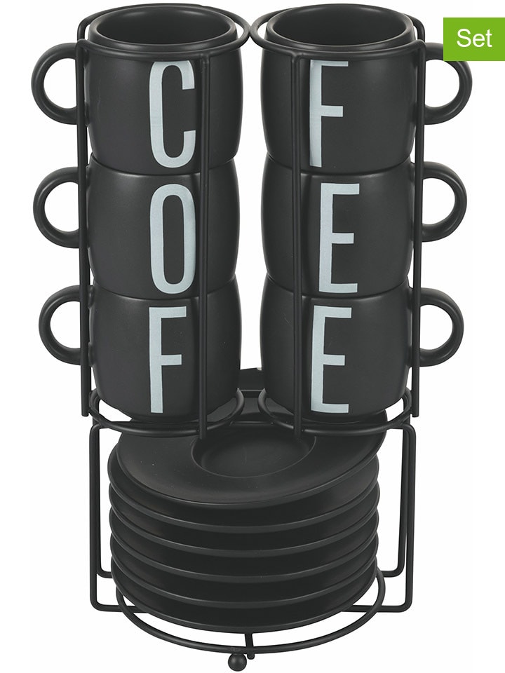 Villa d´Este 7-częściowy zestaw "Big is more" w kolorze czarnym rozmiar: onesize