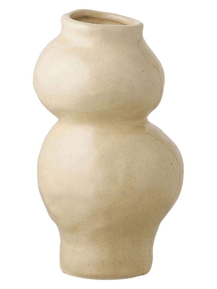 House Nordic Wazon w kolorze beżowym - wys. 19,5 x Ø 10,5 cm rozmiar: onesize