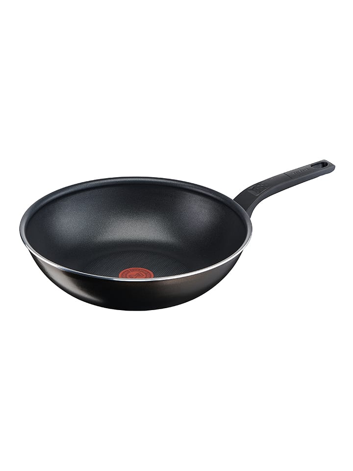 Tefal Patelnia wok "Cook & Clean" w kolorze czarnym - Ø 28 cm rozmiar: onesize