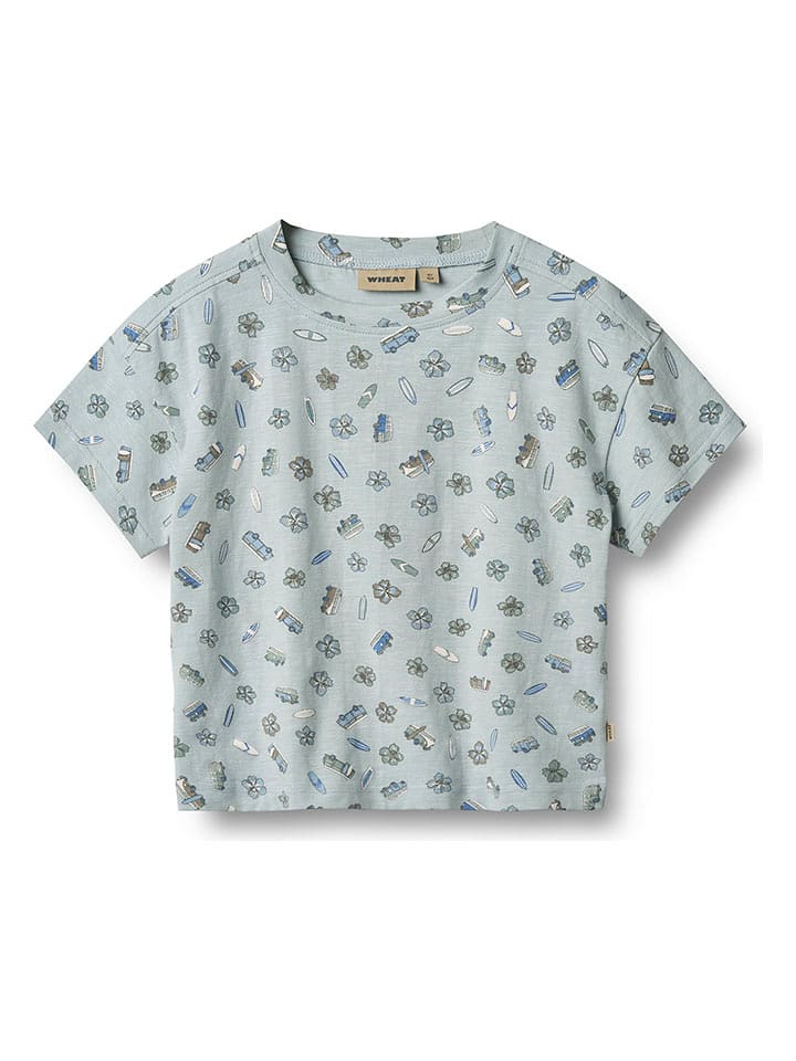 Wheat Koszulka "Tommy" w kolorze błękitnym rozmiar: 98