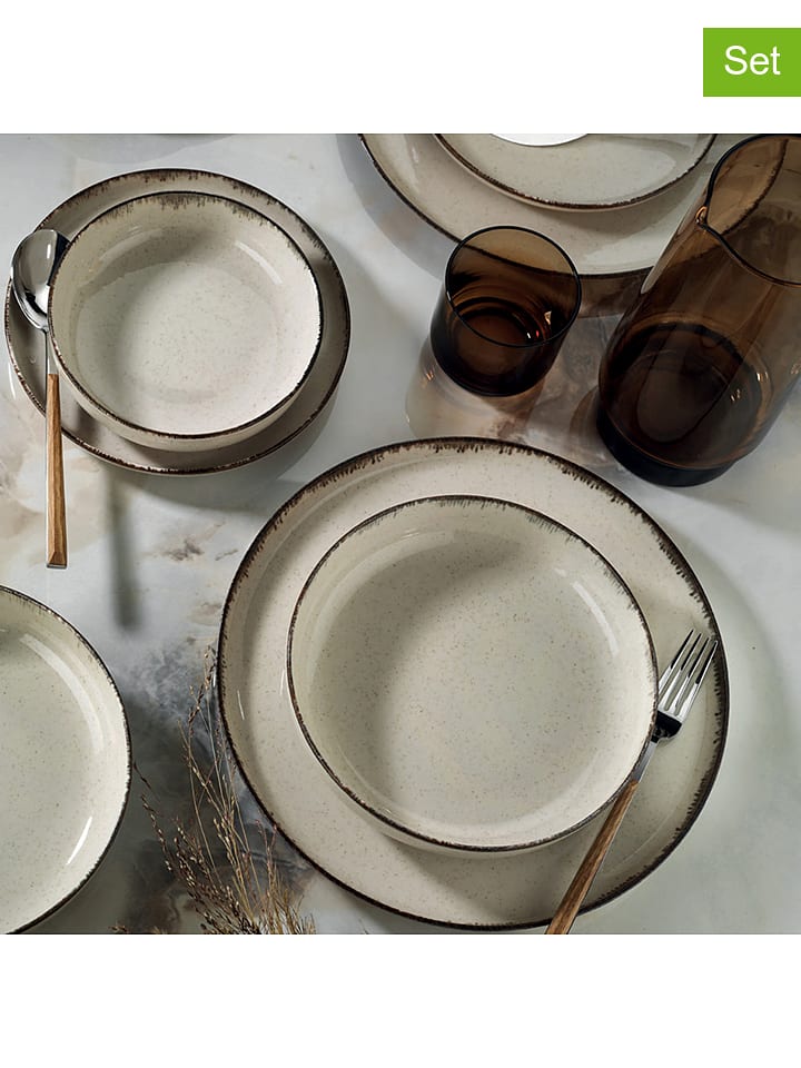 Violeta Home 24-częściowy zestaw w kolorze beżowym rozmiar: onesize