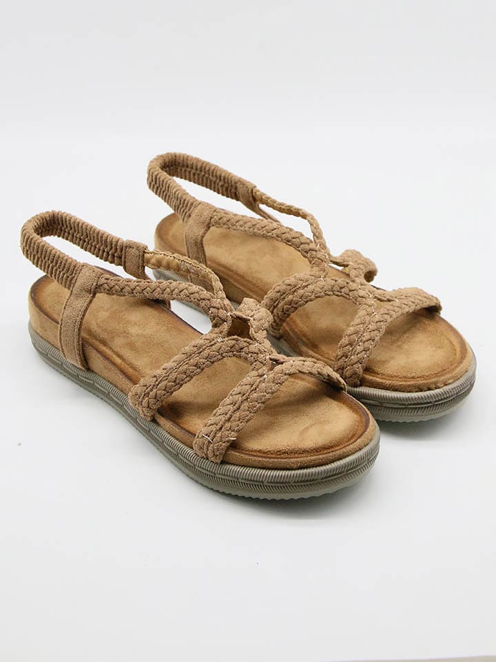 Bellucci Sandały w kolorze jasnobrązowym rozmiar: 40