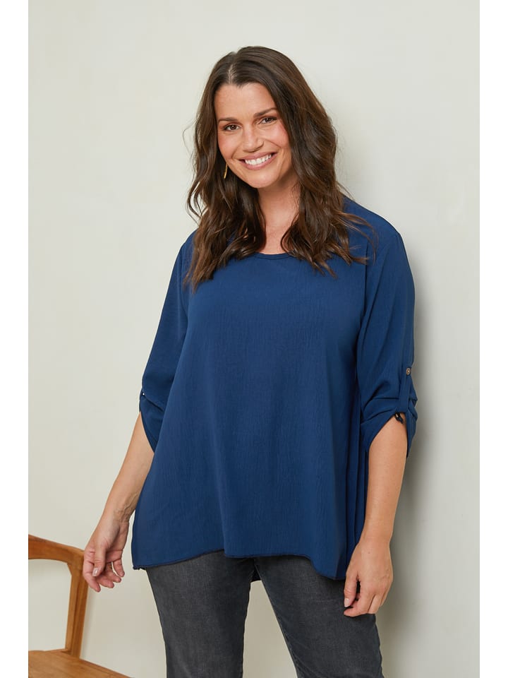 Curvy Lady Bluzka w kolorze granatowym rozmiar: 48/50