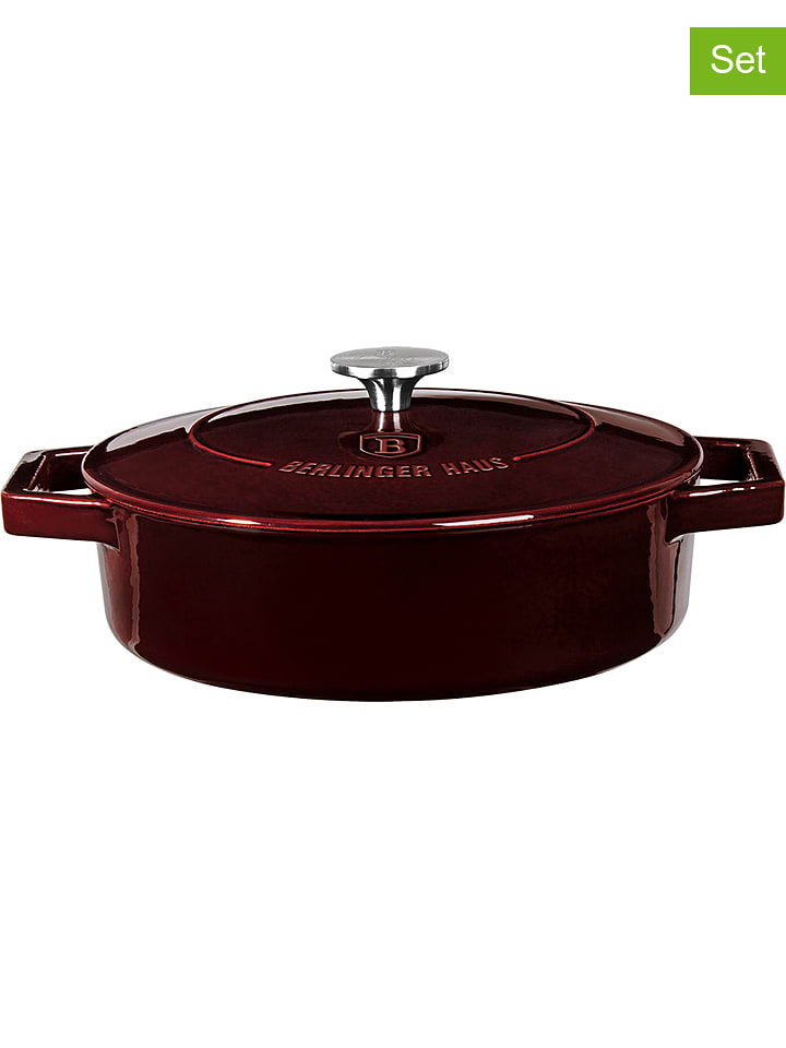 Berlinger Haus 2-częściowy zestaw w kolorze czerwonym - Ø 26 cm rozmiar: onesize
