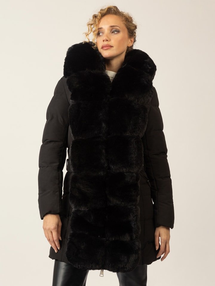 APART Płaszcz zimowy w kolorze czarnym rozmiar: 42