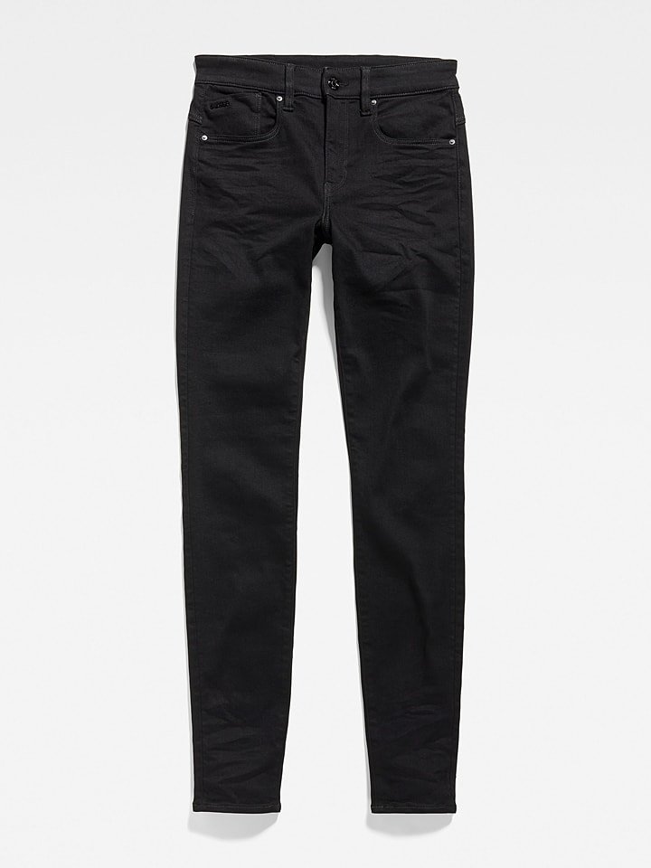 G-Star Dżinsy - Skinny fit - w kolorze czarnym rozmiar: W30/L32