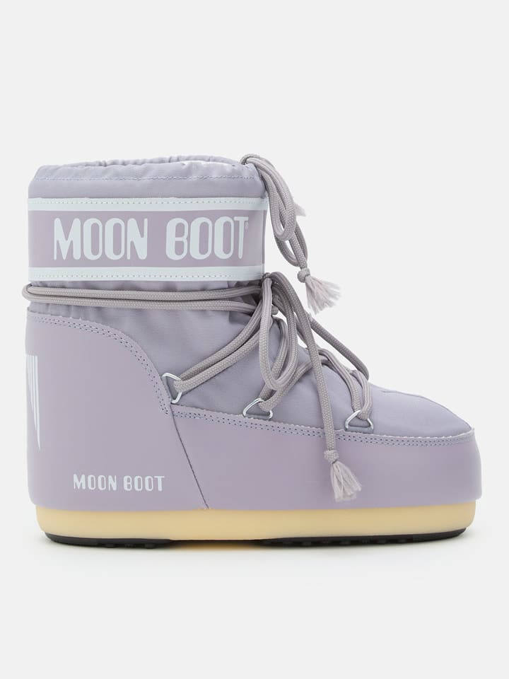 Moon Boot Botki zimowe "Icon" w kolorze fioletowym rozmiar: 39-41