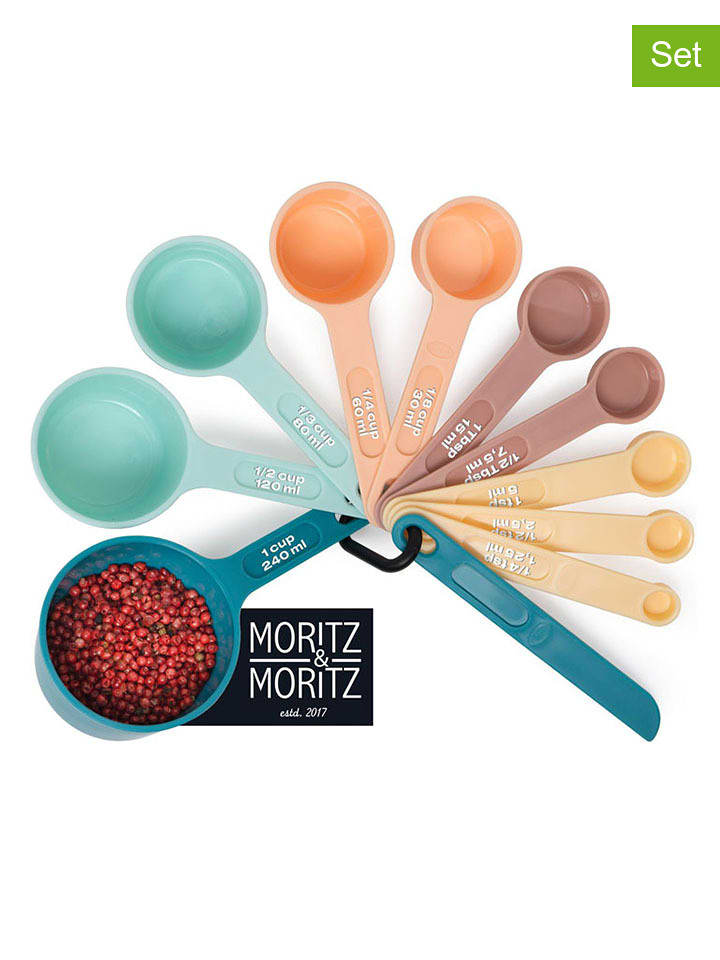 Moritz & Moritz Miarki (10 szt.) w różnych kolorach - dł. 19 cm rozmiar: onesize
