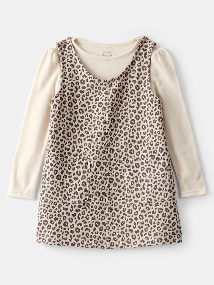 carter's 2-częściowy zestaw w kolorze beżowym rozmiar: 110