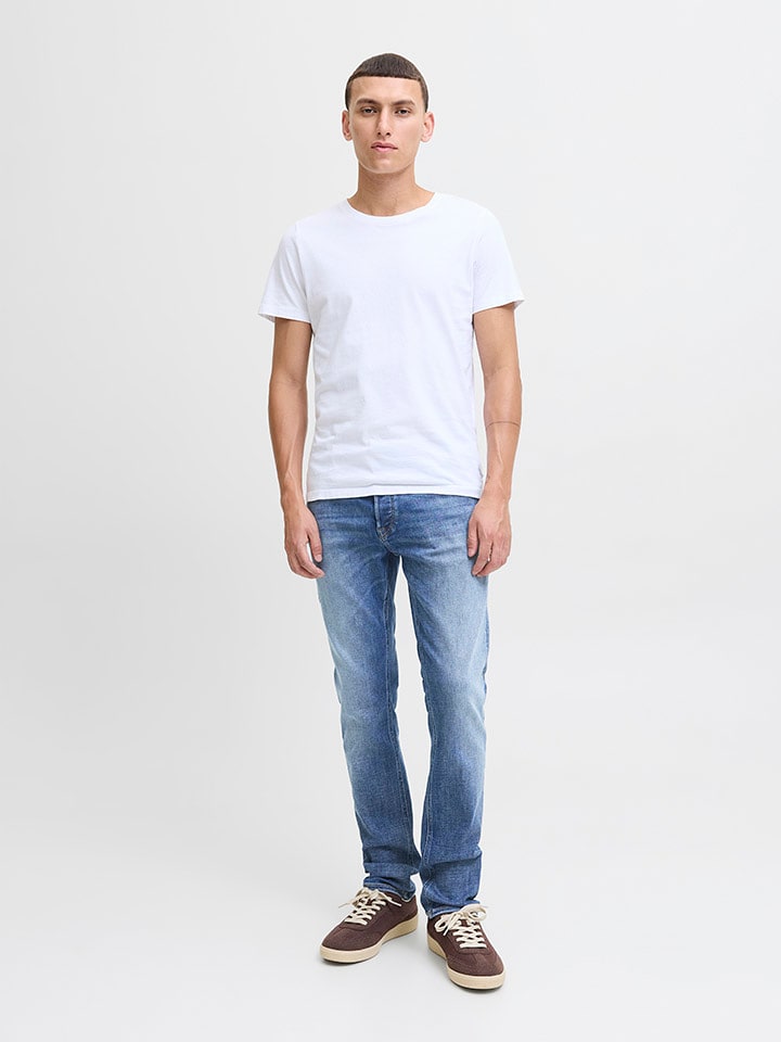 Jack & Jones Dżinsy - Slim fit - w kolorze niebieskim rozmiar: W36/L32