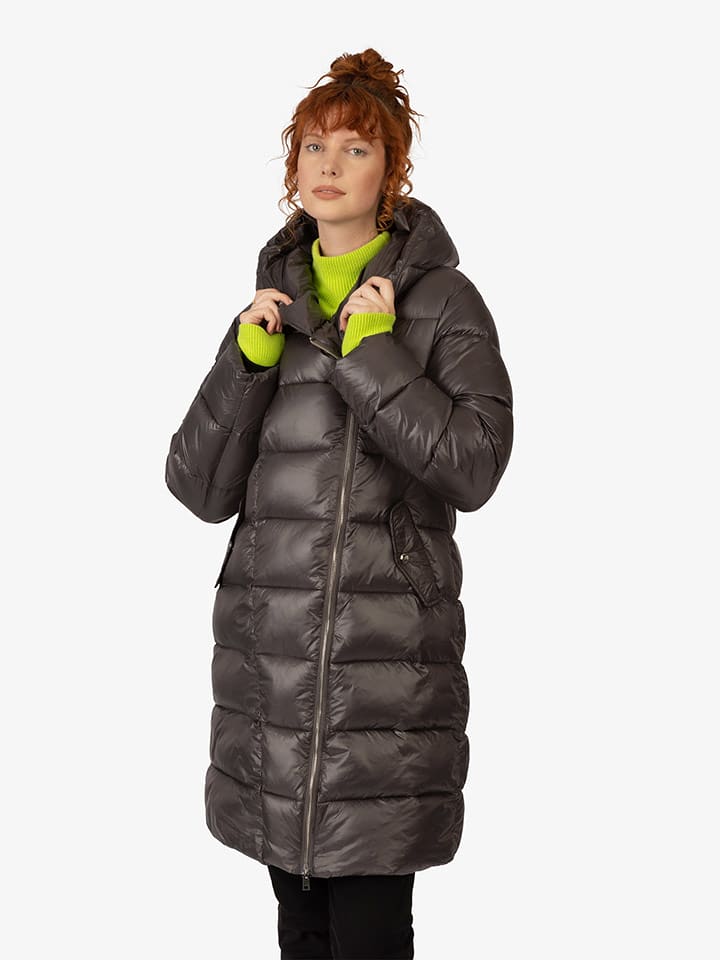 APART Płaszcz pikowany w kolorze szarym rozmiar: 38