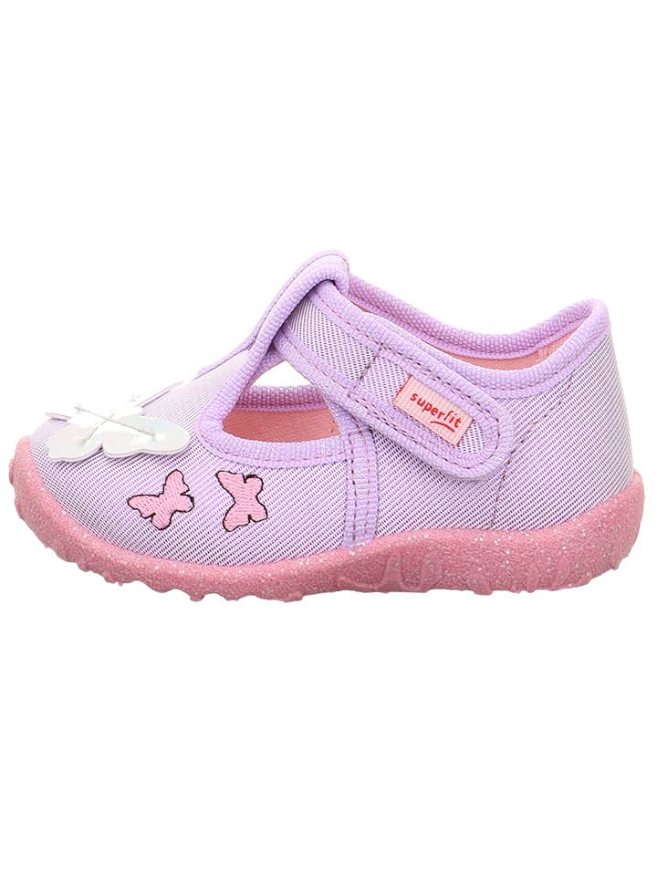 superfit Kapcie "Spotty" w kolorze jasnoróżowo-fioletowym rozmiar: 23