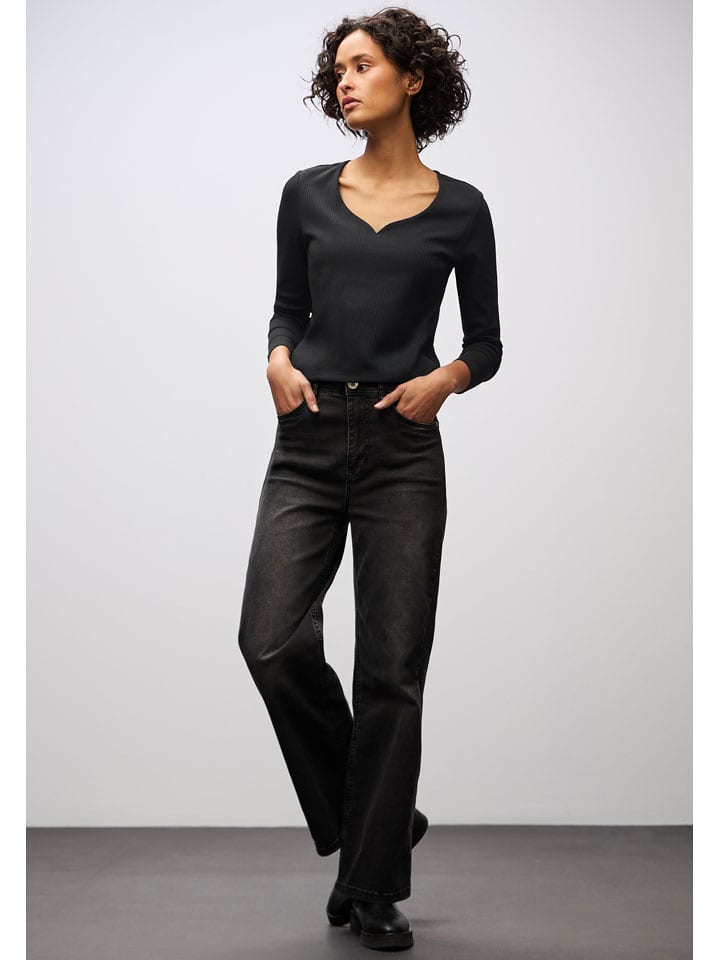 Street One Koszulka w kolorze czarnym rozmiar: 38