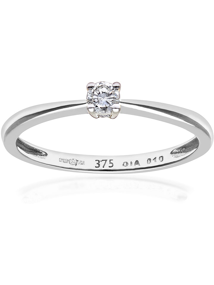 Revoni Złoty pierścionek z diamentem rozmiar: 49