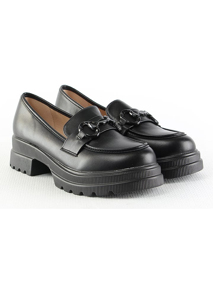 Sixth Sens Mokasyny w kolorze czarnym rozmiar: 36