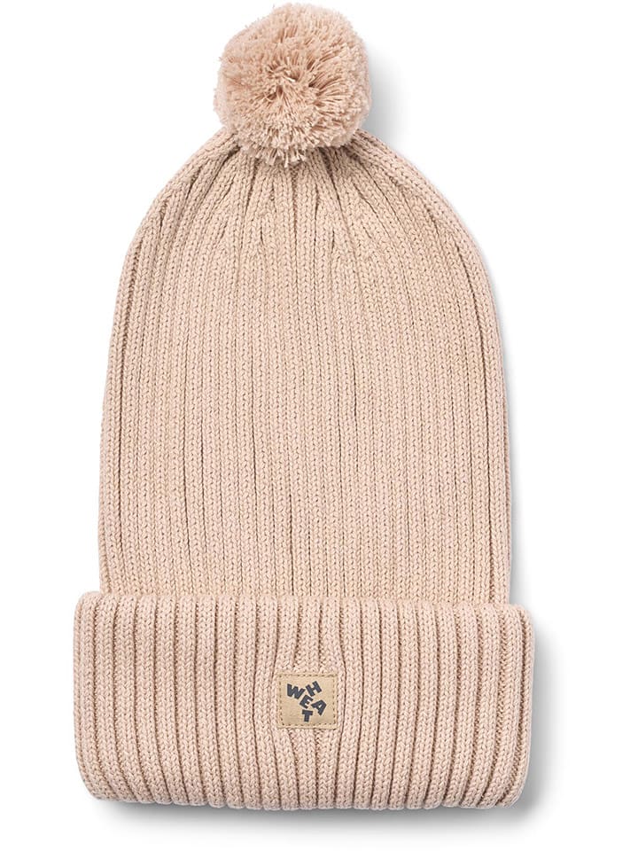 Wheat Czapka "Habar" w kolorze beżowym rozmiar: 54-55 cm