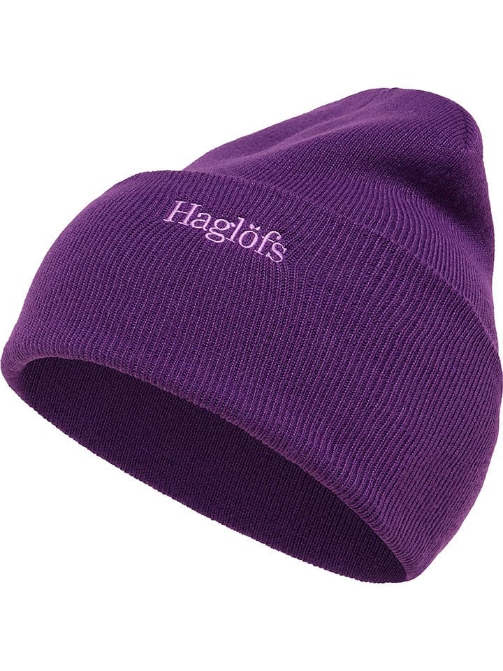 Haglöfs Czapka beanie "Outsiders" w kolorze fioletowym rozmiar: onesize