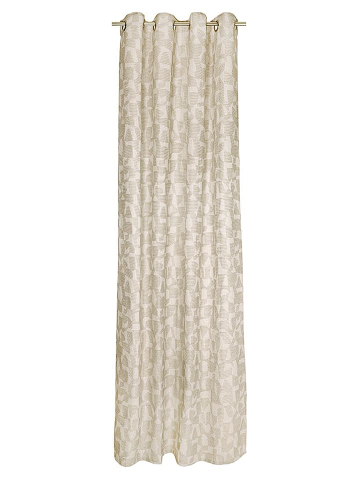 ESPRIT Zasłona "Cosmo" w kolorze kremowym z oczkami rozmiar: 140x250 cm