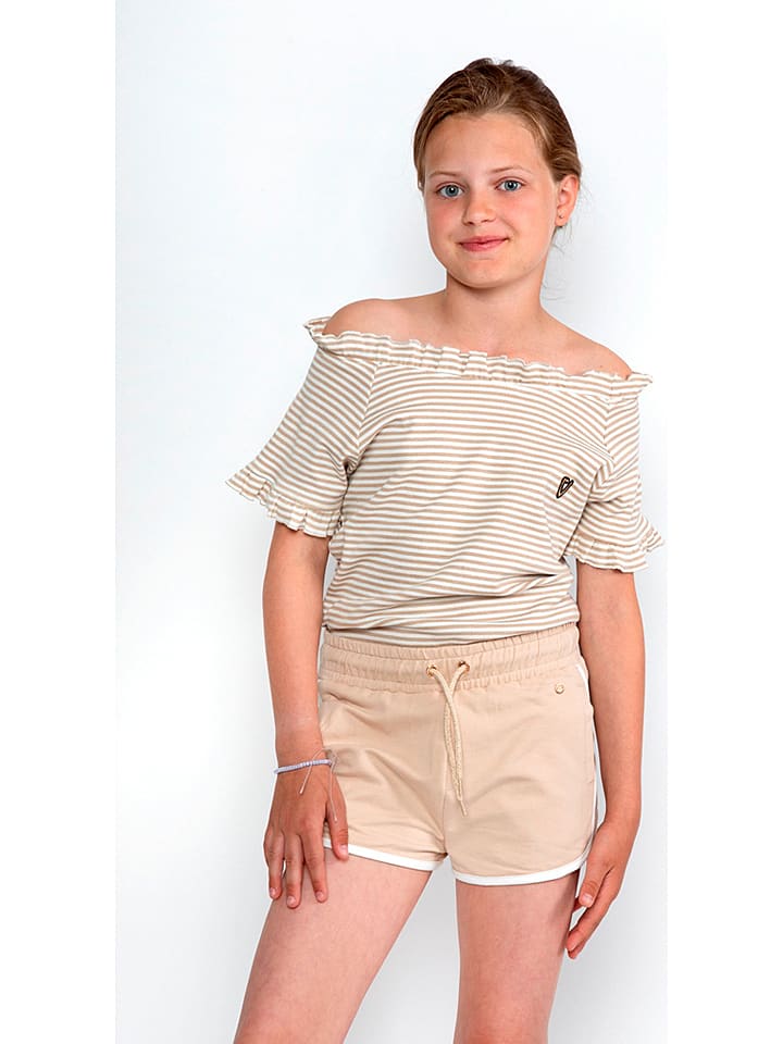 no way monday Szorty dresowe w kolorze beżowym rozmiar: 122