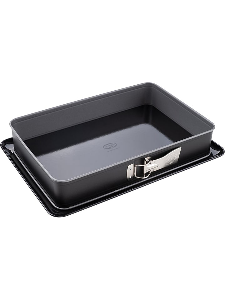 Dr. Oetker Tortownica "Baking idea" w kolorze antracytowym - 38 x 25 cm rozmiar: onesize
