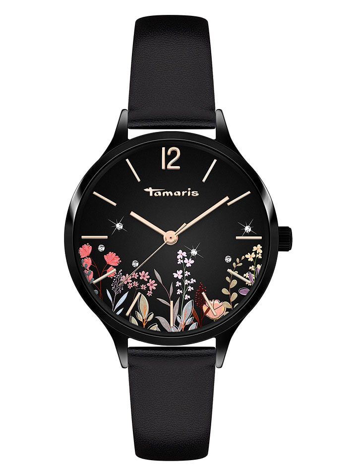 Tamaris Zegarek kwarcowy w kolorze czarnym rozmiar: onesize
