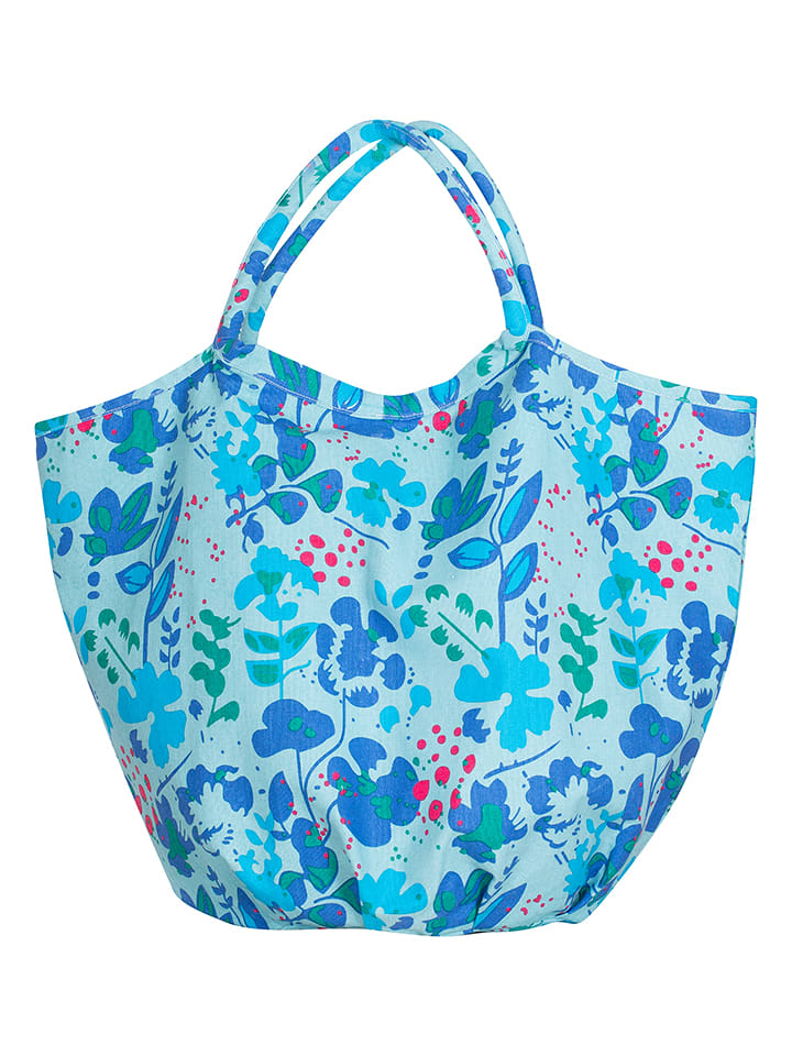 Overbeck and Friends Shopper bag "Viola" w kolorze niebieskim - 63 x 45 x 29 cm rozmiar: onesize